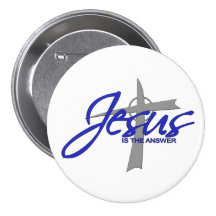 Jesus é a resposta botons