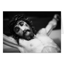 Jesus na cruz cartões