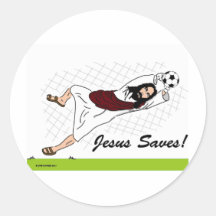 JESUS SALVAR! ADESIVOS REDONDOS