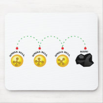 Jingle Bell, Jingle Bell, Jingle Bell, rocha! mousepads