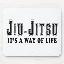 Jiu-Jitsu é modo de vida Mouse Pads