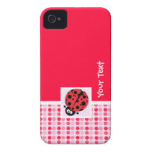 Joaninha bonito capas iPhone 4 Case-Mate
