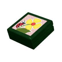 Joaninha em círculos malva porta jóias