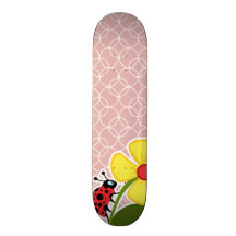 Joaninha em círculos malva skates