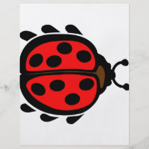 Joaninha Modelo De Panfletos