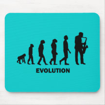 jogador de saxofone engraçado mouse pad
