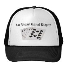 Jogador real de Las Vegas! Boné