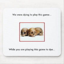 Jogando os crânios 3 mousepads