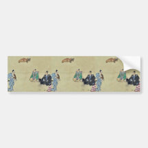 Jogo de Kyōgen com quatro caráteres Adesivos