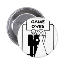 "Jogo sobre" o casamento Botons