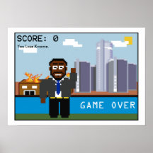 Jogo sobre o poster de Kwame