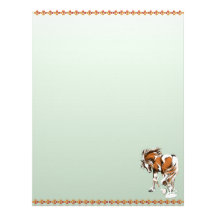 Jogos com pinturas letterhead_vertical. papeis de carta personalizados