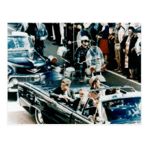 John F. Kennedy e Jackie na parada Dallas Cartões Postais