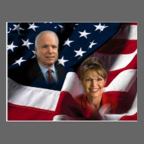 John McCain & Sarah Palin, 2008 eleições cartões postais