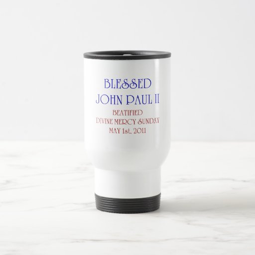 John Paul abençoado 2 Caneca