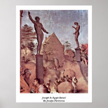 Joseph no detalhe de Egipto por Jacopo Pontormo Posteres