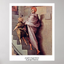 Joseph no detalhe de Egipto por Jacopo Pontormo Posteres