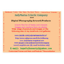 JudyMarisa Ecléctico Empresa, fotografia de Digita Cartões De Visitas