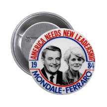 Jugate de Mondale-Ferraro - botão Botons