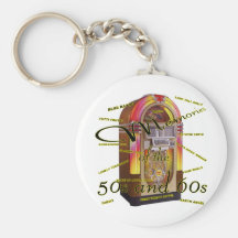 Jukebox fabuloso do anos 50 chaveiro