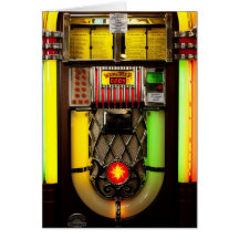 Jukebox velho cartao