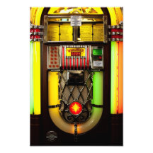 Jukebox velho impressão de foto