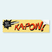 KA-POW! etiqueta adesivos de carro