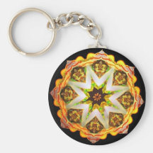 Kaleido-Estrela do néon do ouro Chaveiros