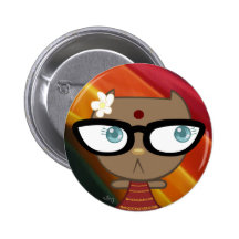 Kats com Glassez: Botão do gatinho de Indy Boton