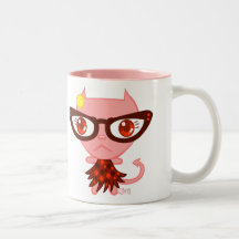 Kats com Glassez: Caneca má mindinho