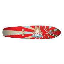 Kawaii Bears eat clouds Skateboards
