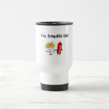 Ketchup e fritadas! caneca