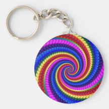 Keyring - teste padrão do Fractal do redemoinho do Chaveiros