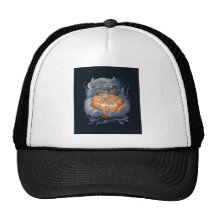 ** kitten with pumpkin ** gorra