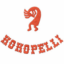 Kokopelli bordou o Tshirt e o roupa Camisas Polo Bordadas