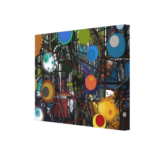 Kraz - impressão abstrato das canvas impressão em tela canvas
