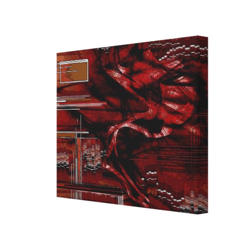Krimp - abstrato impressão de canvas esticada