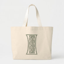 KRW - Eu - Sacola Monogrammed celta Bolsa Para Compra