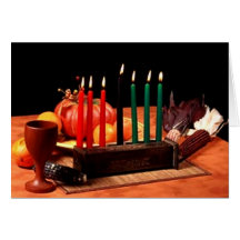 Kwanzaa Cartão