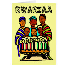 Kwanzaa Cartão
