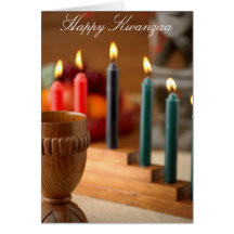 Kwanzaa feliz cartão