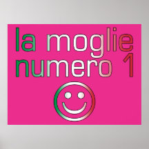 La Moglie Numero 1 - esposa do número 1 no italian Posteres