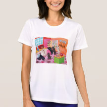 Labradors na pintura da cozinha tshirts