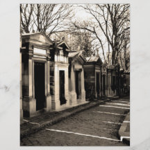 lachaise do pere, Paris Panfletos Personalizado