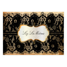 Laço-Acima/preto do vintage de PixDezines Cartões De Visitas