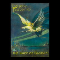 Ladrão de Douglas Fairbanks do cartaz cinematográf pôsteres
