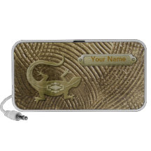 lagarto do ouro 3D Caixinhas De Som Para iPod