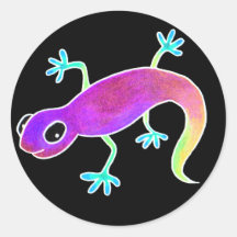 Lagarto elétrico! adesivo redondo