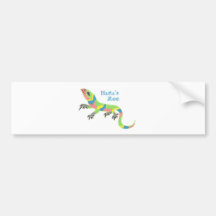 Lagarto tropical adesivo