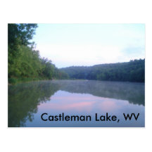 Lago Castleman, WV Cartoes Postais